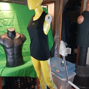 women tank top size boobs ways sport 100% polyester summer waves